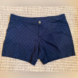 Lilly Pulitzer Textured Navy Shorts
